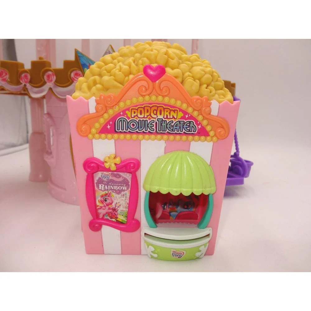 My Little Pony Crystal Empire Castle Playset Pink Purple Gold with Figures